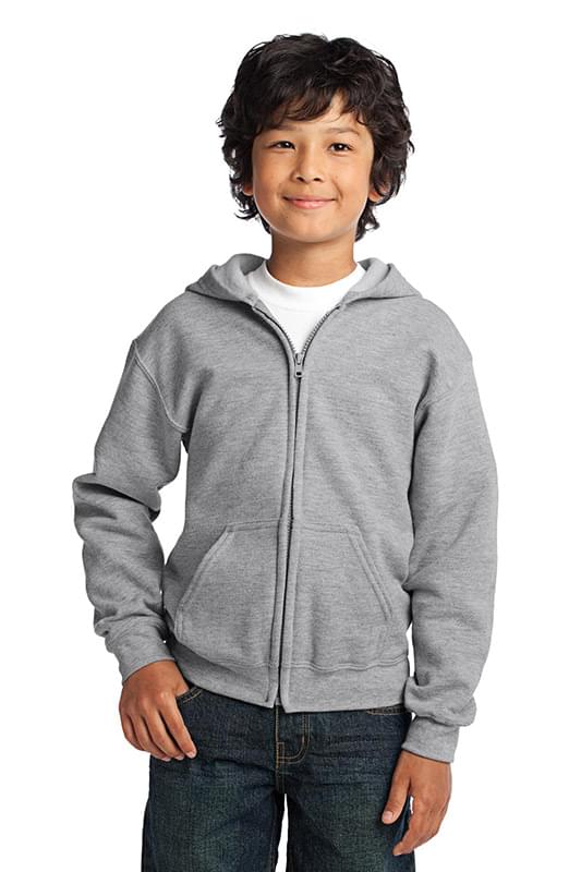 Gildan &#174;  Youth Heavy Blend &#153;  Full-Zip Hooded Sweatshirt. 18600B