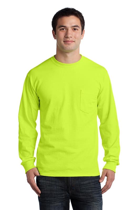 Gildan &#174;  - Ultra Cotton &#174;  100% Cotton Long Sleeve T-Shirt with Pocket.  2410