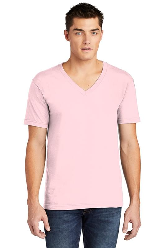 American Apparel  &#174;  Fine Jersey V-Neck T-Shirt. 2456W
