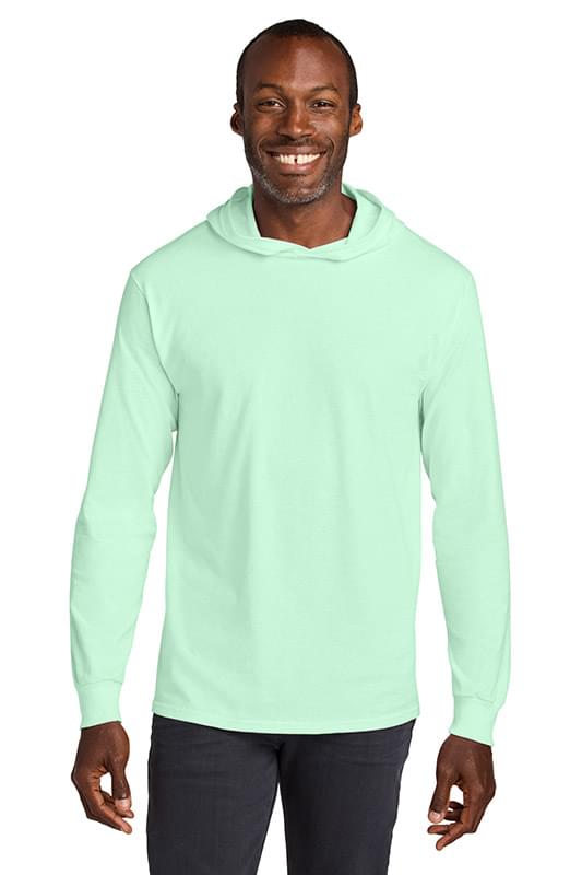 Jerzees Classics &#153;  Unisex Cotton Long Sleeve Hooded T-Shirt 363LH