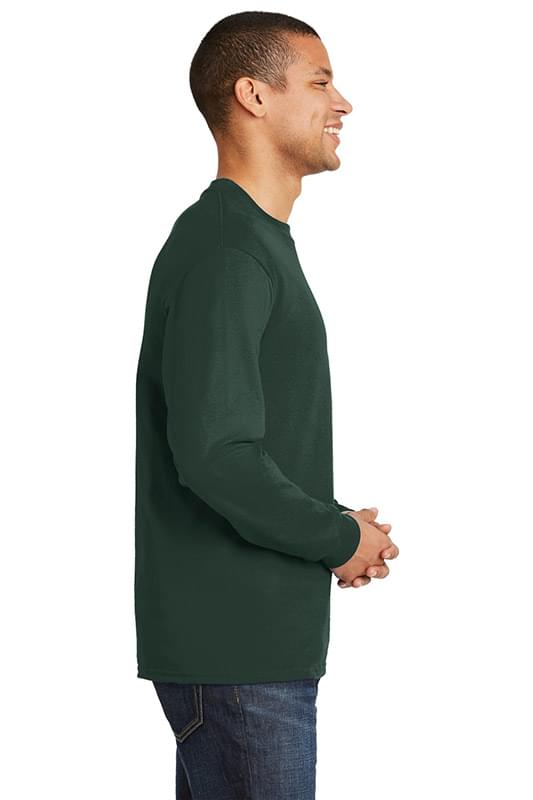 Hanes &#174;  Beefy-T &#174;  -  100% Cotton Long Sleeve T-Shirt.  5186