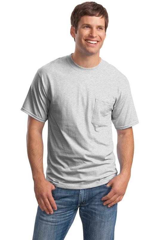 Hanes &#174;  Beefy-T &#174;  - 100% Cotton T-Shirt with Pocket. 5190