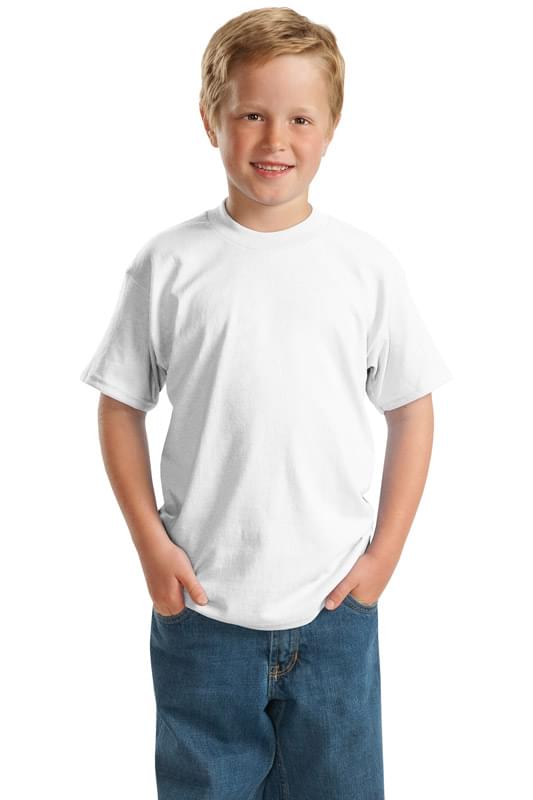 Hanes&#174; - Youth EcoSmart &#174;  50/50 Cotton/Poly T-Shirt.  5370