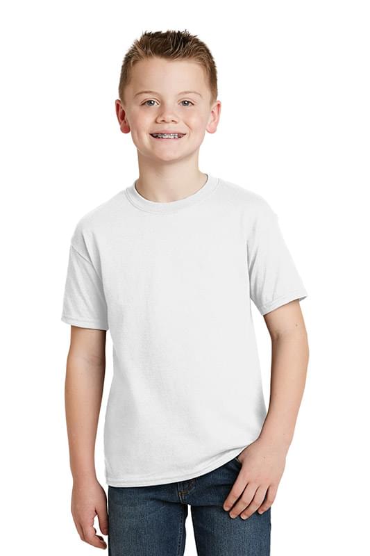 Hanes® - Youth EcoSmart ® 50/50 Cotton/Poly T-Shirt. 5370 Hanes® - Youth EcoSmart ® 50/50 Cotton/Poly T-Shirt. 5370