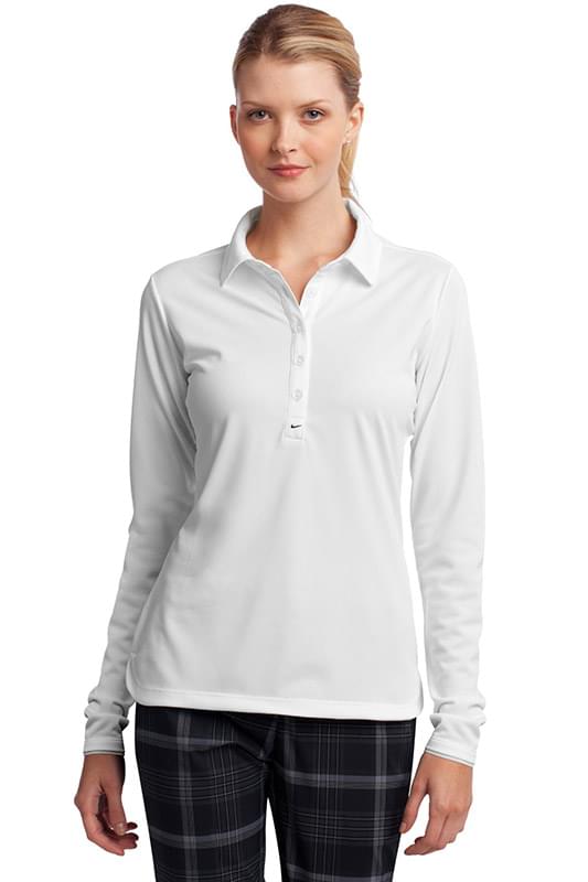 Nike&#174; Ladies Long Sleeve Dri-FIT&#174; Stretch Tech Golf Polo