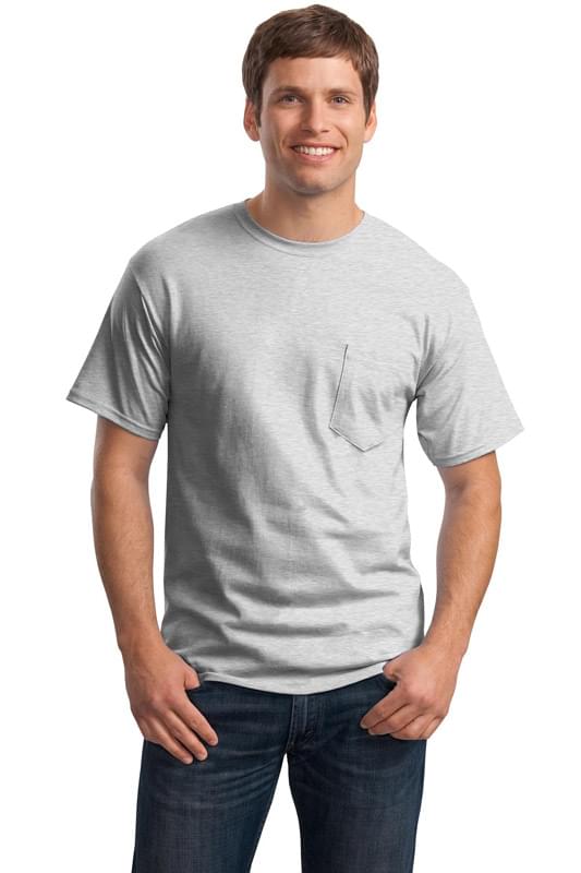 Hanes &#174;  - Tagless &#174;  100%  Cotton T-Shirt with Pocket.  5590