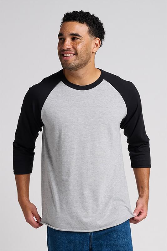 Jerzees ® Unisex Premium Blend Combed Ring Spun 3/4-Sleeve Raglan 560R