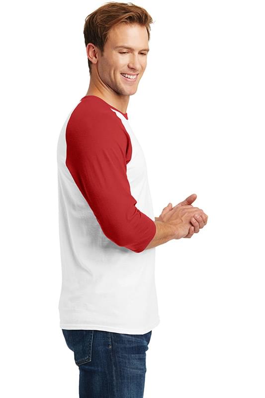 Gildan&#174; Heavy Cotton&#8482; 3/4-Sleeve Raglan T-Shirt