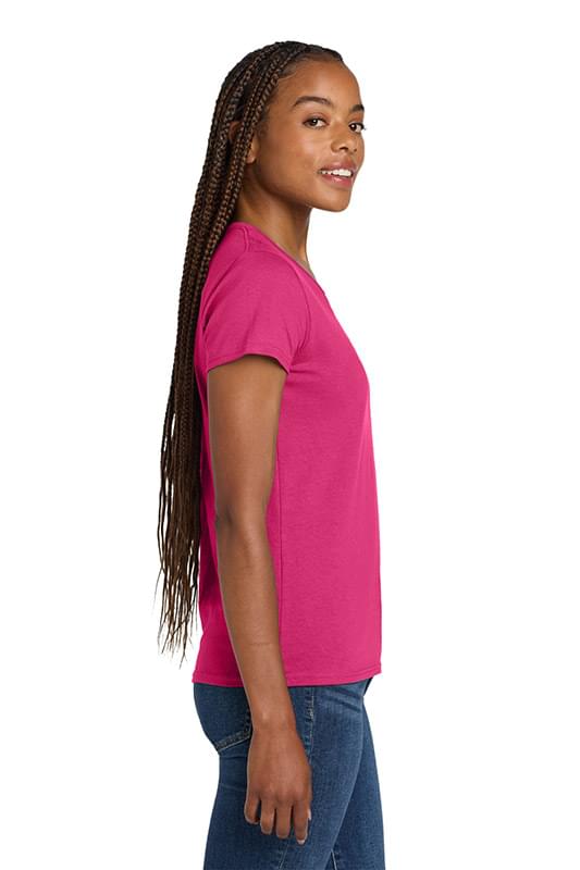 Gildan ® Women's Heavy Cotton ™ 100% Cotton V-Neck T-Shirt. 5V00L Gildan ® Women's Heavy Cotton ™ 100% Cotton V-Neck T-Shirt. 5V00L