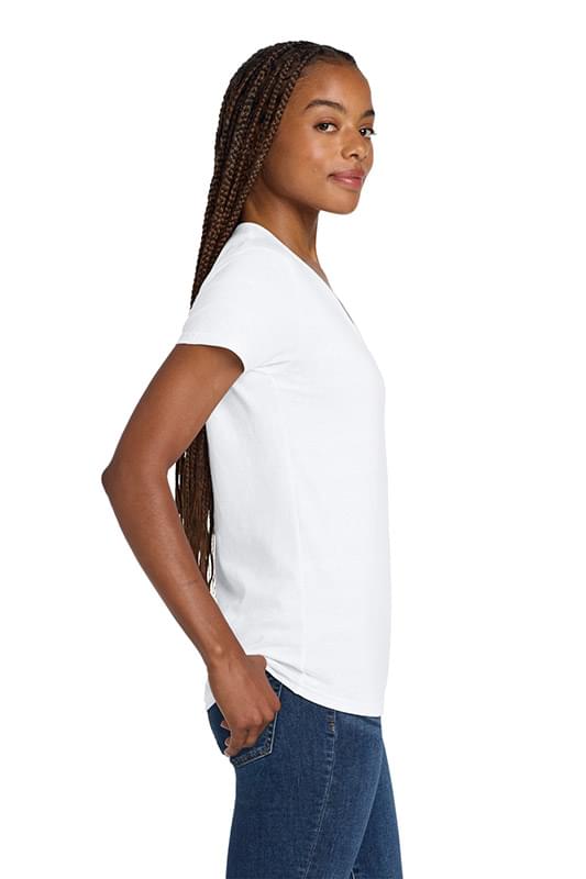 Gildan ® Women's Heavy Cotton ™ 100% Cotton V-Neck T-Shirt. 5V00L Gildan ® Women's Heavy Cotton ™ 100% Cotton V-Neck T-Shirt. 5V00L