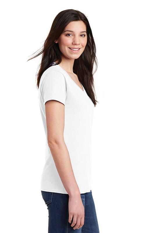Gildan ® Ladies Heavy Cotton ™ 100% Cotton V-Neck T-Shirt. 5V00L Gildan ® Ladies Heavy Cotton ™ 100% Cotton V-Neck T-Shirt. 5V00L