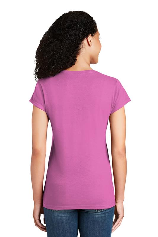 Gildan Softstyle &#174;  Ladies Fit V-Neck T-Shirt. 64V00L