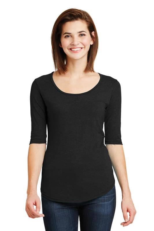 Anvil ® Ladies Tri-Blend Deep Scoop Neck 1/2-Sleeve Tee. 6756L Anvil ® Ladies Tri-Blend Deep Scoop Neck 1/2-Sleeve Tee. 6756L