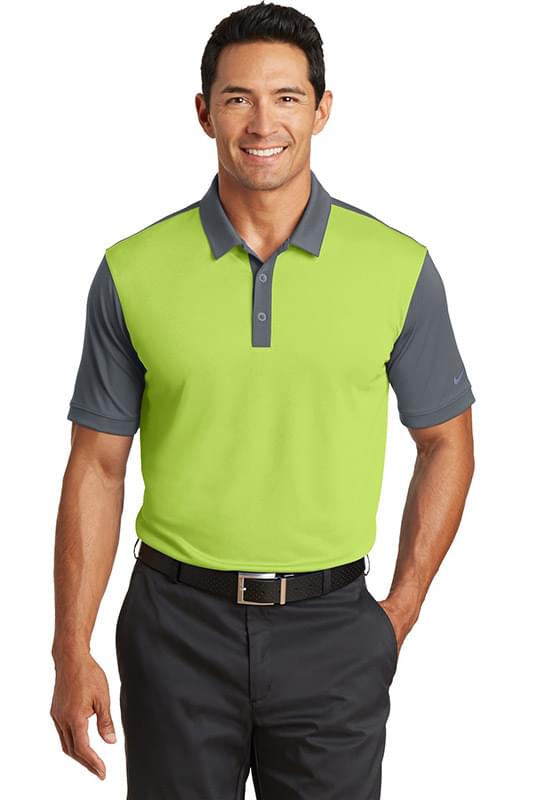 Nike Golf Dri-FIT Colorblock Icon Modern Fit Polo.  746101