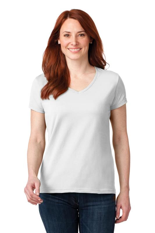 Anvil ® Ladies 100% Combed Ring Spun Cotton V-Neck T-Shirt. 88VL Anvil ® Ladies 100% Combed Ring Spun Cotton V-Neck T-Shirt. 88VL