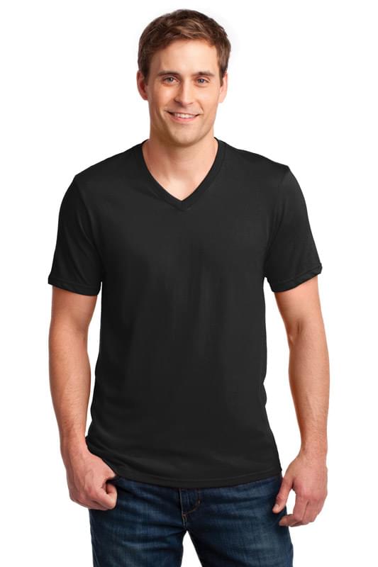 Anvil &#174;  100% Ring Spun Cotton V-Neck T-Shirt. 982