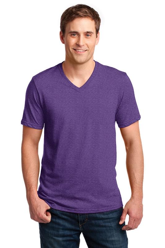 Anvil ® 100% Combed Ring Spun Cotton V-Neck T-Shirt. 982