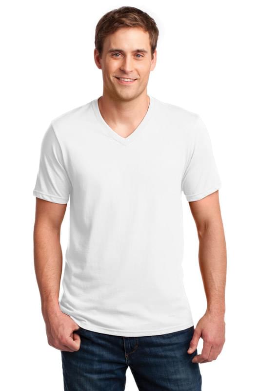 Anvil &#174;  100% Ring Spun Cotton V-Neck T-Shirt. 982