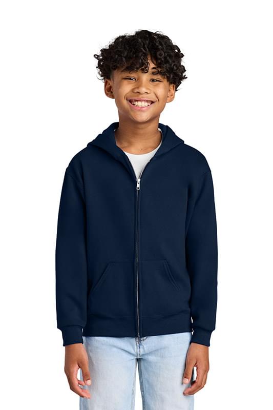 Jerzees &#174;  - Youth NuBlend &#174;  Full-Zip Hooded Sweatshirt.  993B