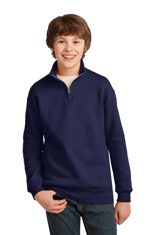 JERZEES ® Youth NuBlend ® 1/4-Zip Cadet Collar Sweatshirt. 995Y