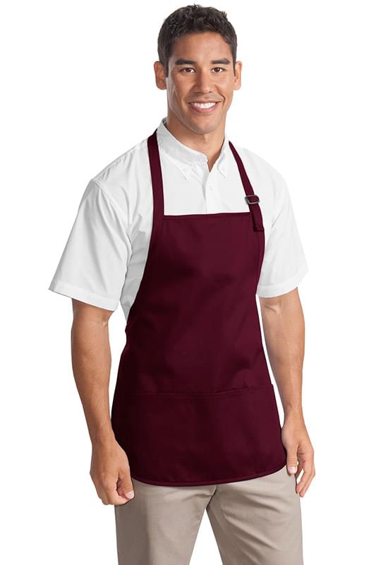 Port Authority &#174;  Medium-Length Apron with Pouch Pockets.  A510