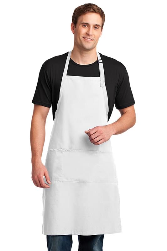 Port Authority &#174;  Easy Care Extra Long Bib Apron with Stain Release. A700
