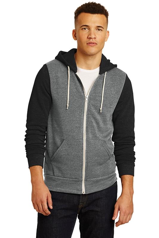 Alternative &#174;  Colorblock Rocky Eco-Fleece Zip Hoodie. AA32023