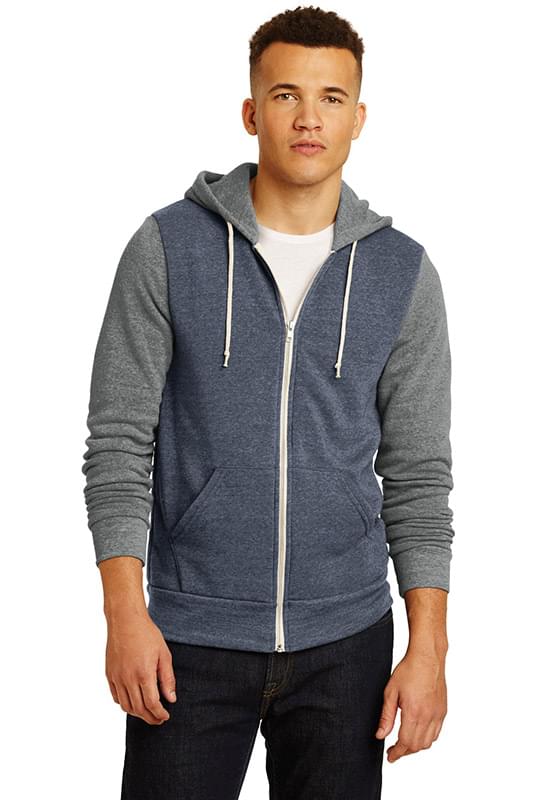 Alternative Colorblock Rocky Eco ™ -Fleece Zip Hoodie. AA32023