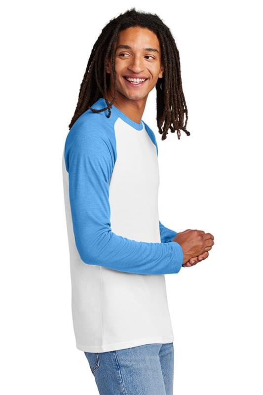 Allmade &#174;  Unisex Tri-Blend Long Sleeve Colorblock Raglan AL6009