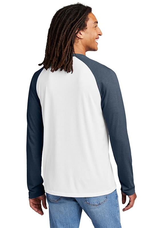 Allmade &#174;  Unisex Tri-Blend Long Sleeve Colorblock Raglan AL6009