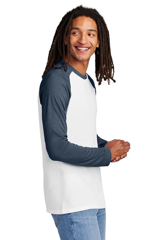 Allmade &#174;  Unisex Tri-Blend Long Sleeve Colorblock Raglan AL6009