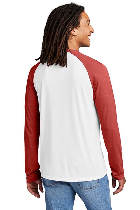 Allmade &#174;  Unisex Tri-Blend Long Sleeve Colorblock Raglan AL6009