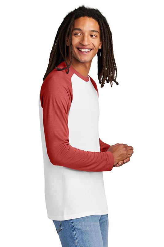 Allmade &#174;  Unisex Tri-Blend Long Sleeve Colorblock Raglan AL6009