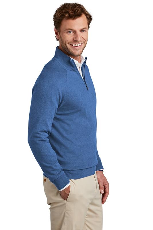 Brooks Brothers &#174;  Cotton Stretch 1/4-Zip Sweater BB18402