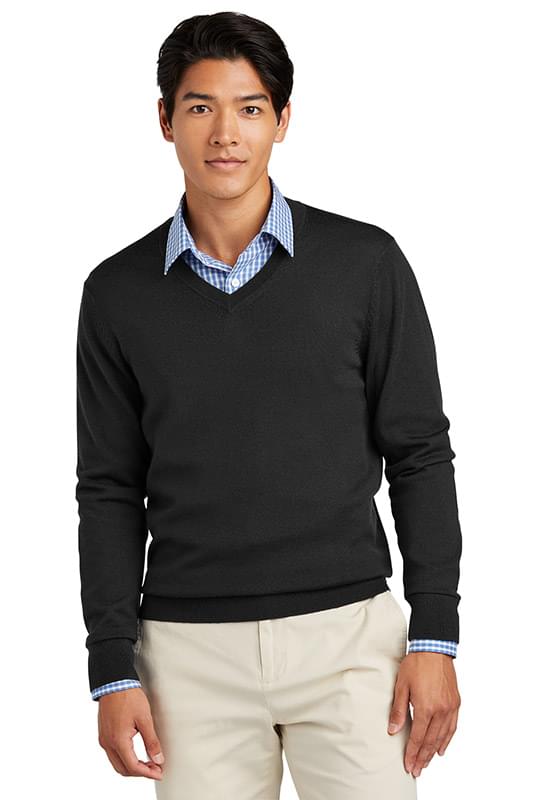 Brooks Brothers &#174;  Washable Merino V-Neck Sweater BB18410