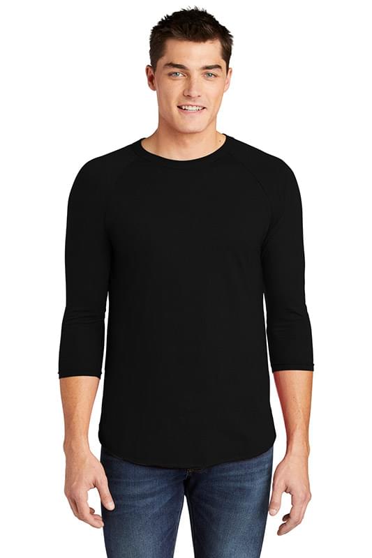 American Apparel  &#174;  Poly-Cotton 3/4-Sleeve Raglan T-Shirt. BB453W