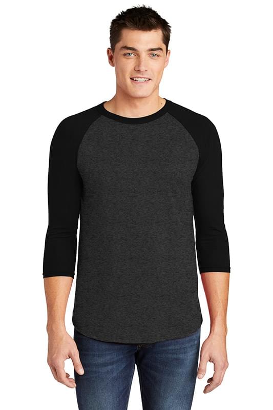 American Apparel ® Poly-Cotton 3/4-Sleeve Raglan T-Shirt. BB453W