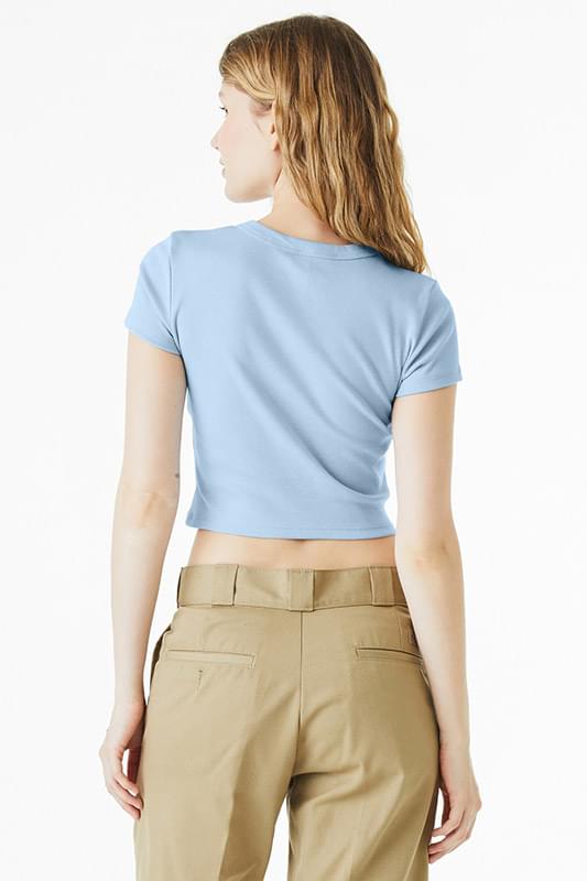 BELLA+CANVAS ® Women's Micro Rib Baby Tee BC1010 BELLA+CANVAS ® Women's Micro Rib Baby Tee BC1010