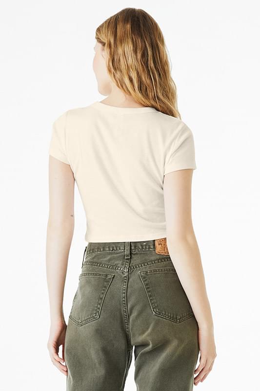 BELLA+CANVAS ® Women's Micro Rib Baby Tee BC1010 BELLA+CANVAS ® Women's Micro Rib Baby Tee BC1010