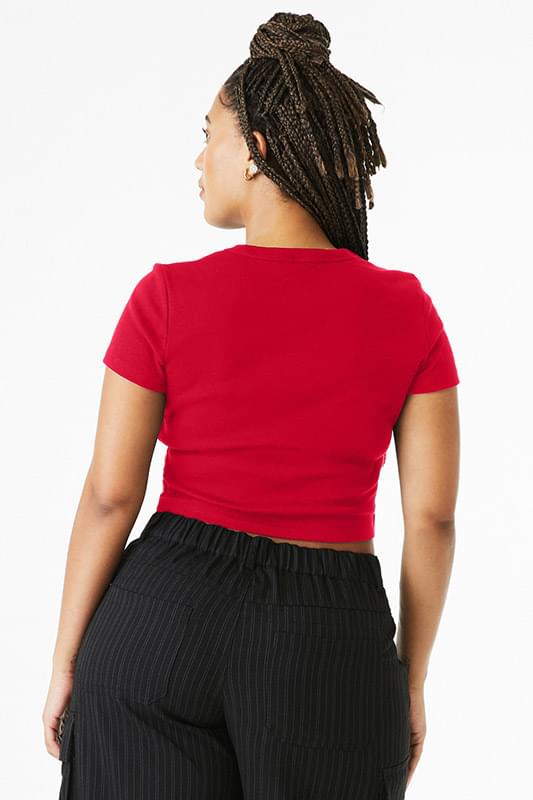 BELLA+CANVAS ® Women's Micro Rib Baby Tee BC1010 BELLA+CANVAS ® Women's Micro Rib Baby Tee BC1010