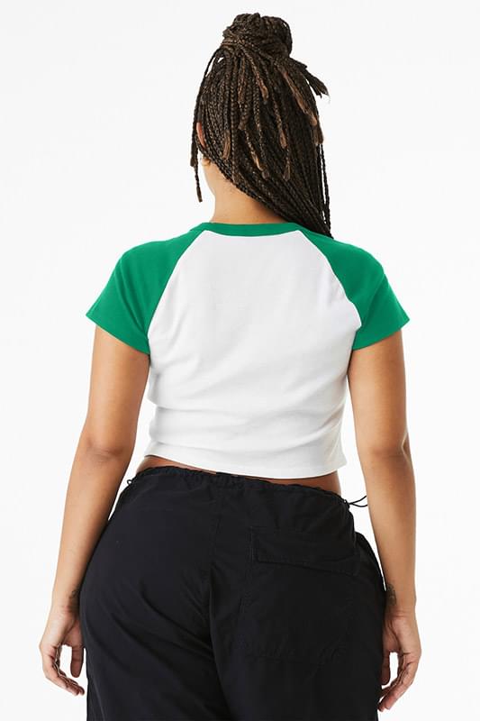 BELLA+CANVAS ® Women's Micro Rib Raglan Baby Tee BC1201 BELLA+CANVAS ® Women's Micro Rib Raglan Baby Tee BC1201