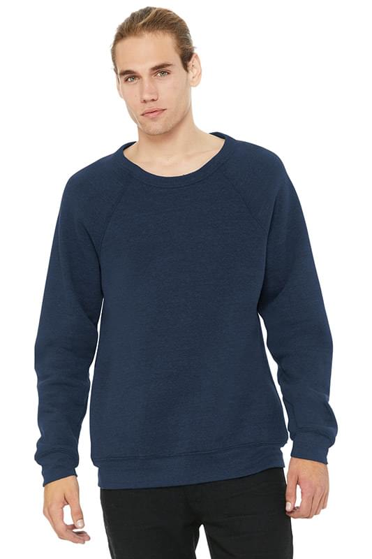 BELLA+CANVAS  &#174;  Unisex Sponge Fleece Raglan Sweatshirt. BC3901