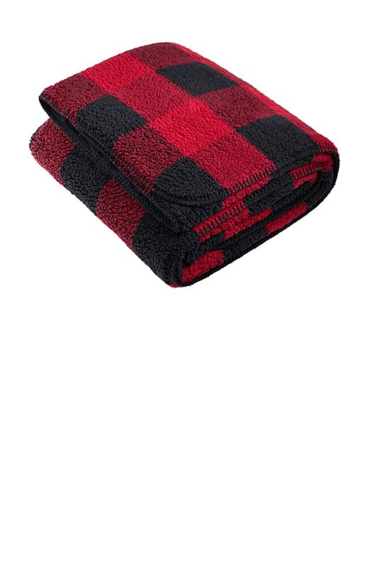 Port Authority &#174;  Double-Sided Sherpa/Plush Blanket BP48