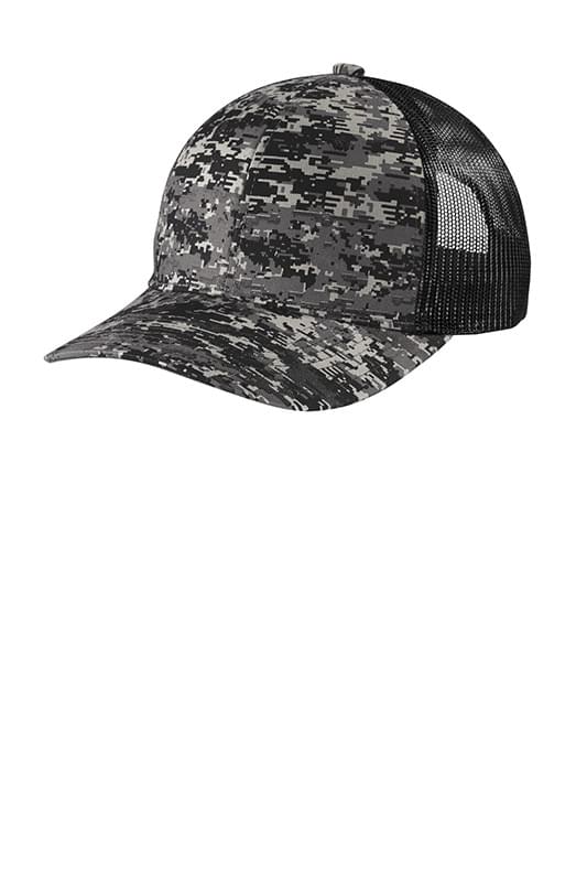 Port Authority  &#174;  Digi Camo Snapback Trucker Cap C404