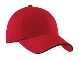 Port Authority &#174;  Sandwich Bill Cap with Striped Closure.  C830