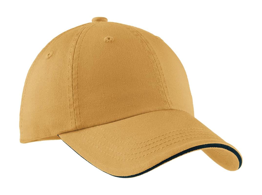 Port Authority ® Sandwich Bill Cap with Striped Closure. C830