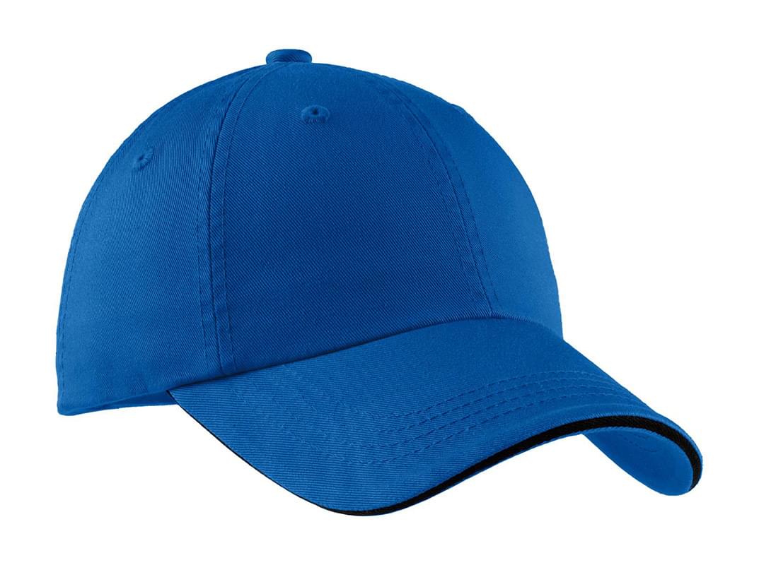 Port Authority ® Sandwich Bill Cap with Striped Closure. C830