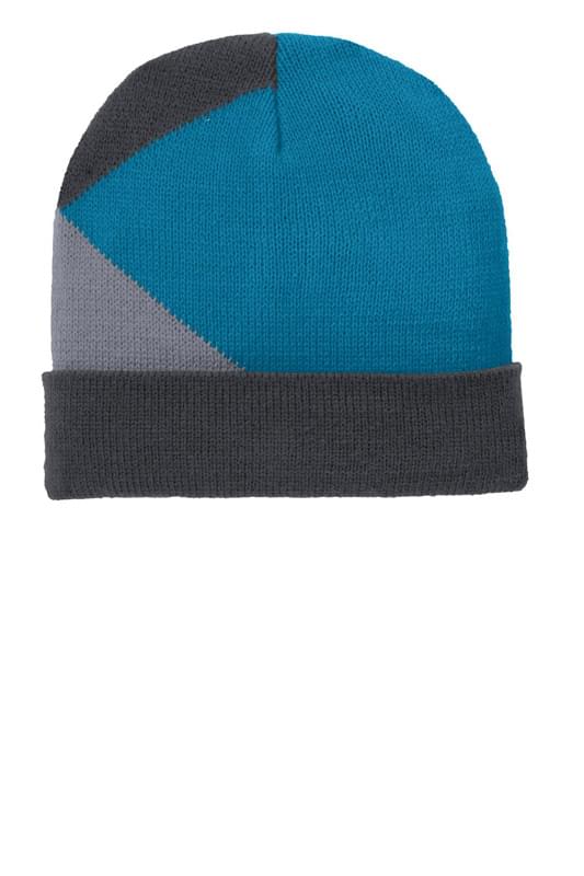 Port Authority &#174;  Cuffed Colorblock Beanie. C906