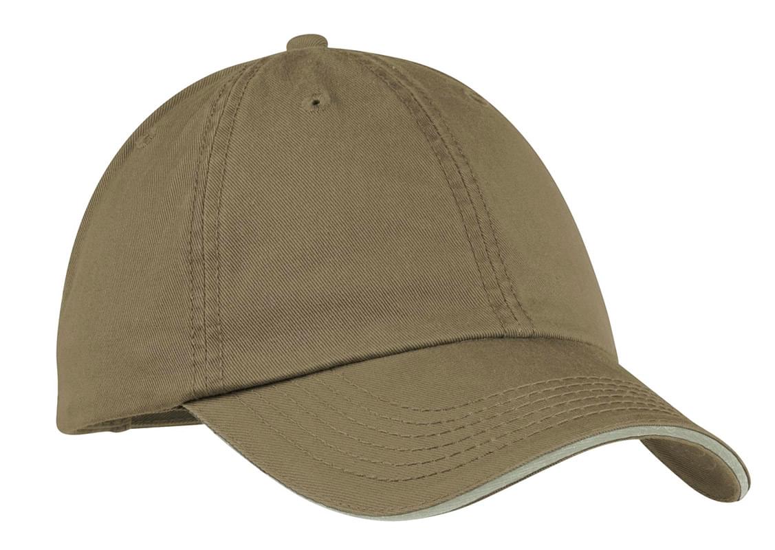 Port & Company ® Washed Twill Sandwich Bill Cap. CP79