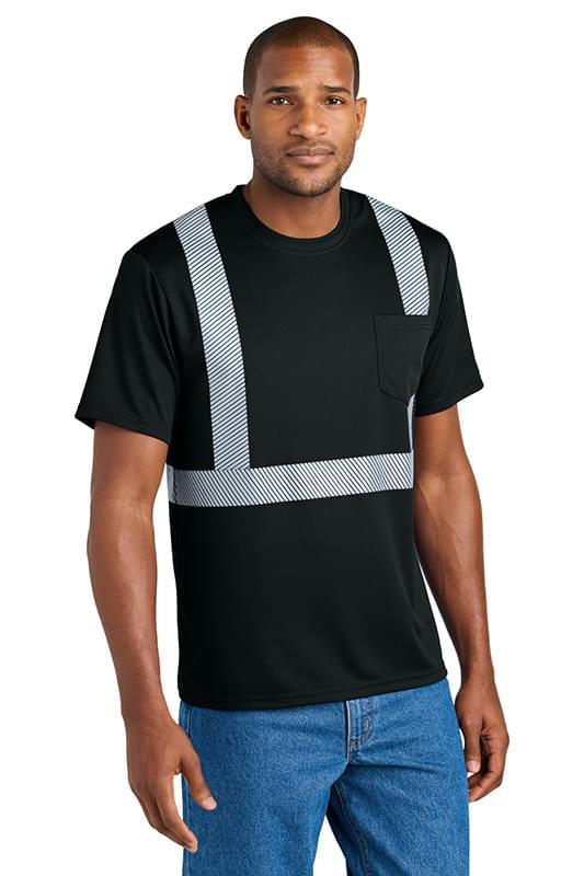 CornerStone &#174;  Enhanced Visibility Segmented Tape Tee CS206